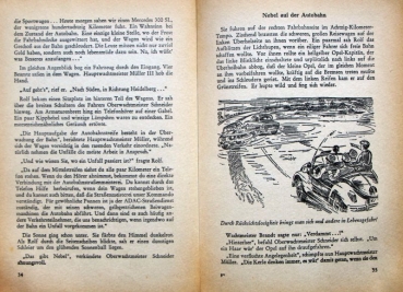 Friedrich "Der Polizeibericht meldet" Volkswagen-Police Novel 1958 (5748)
